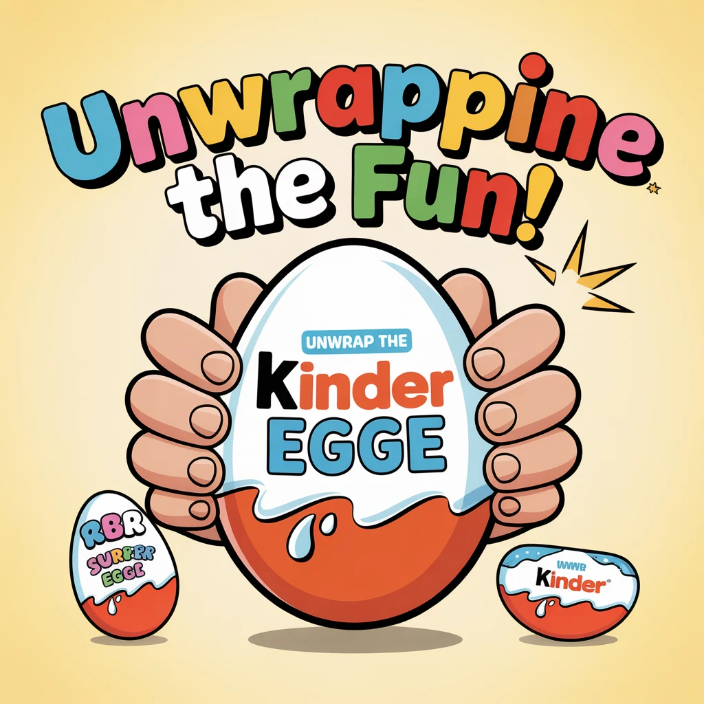 Cover image of Unwrap the Fun: Play the Exciting Free Online Kinder Egg Game!