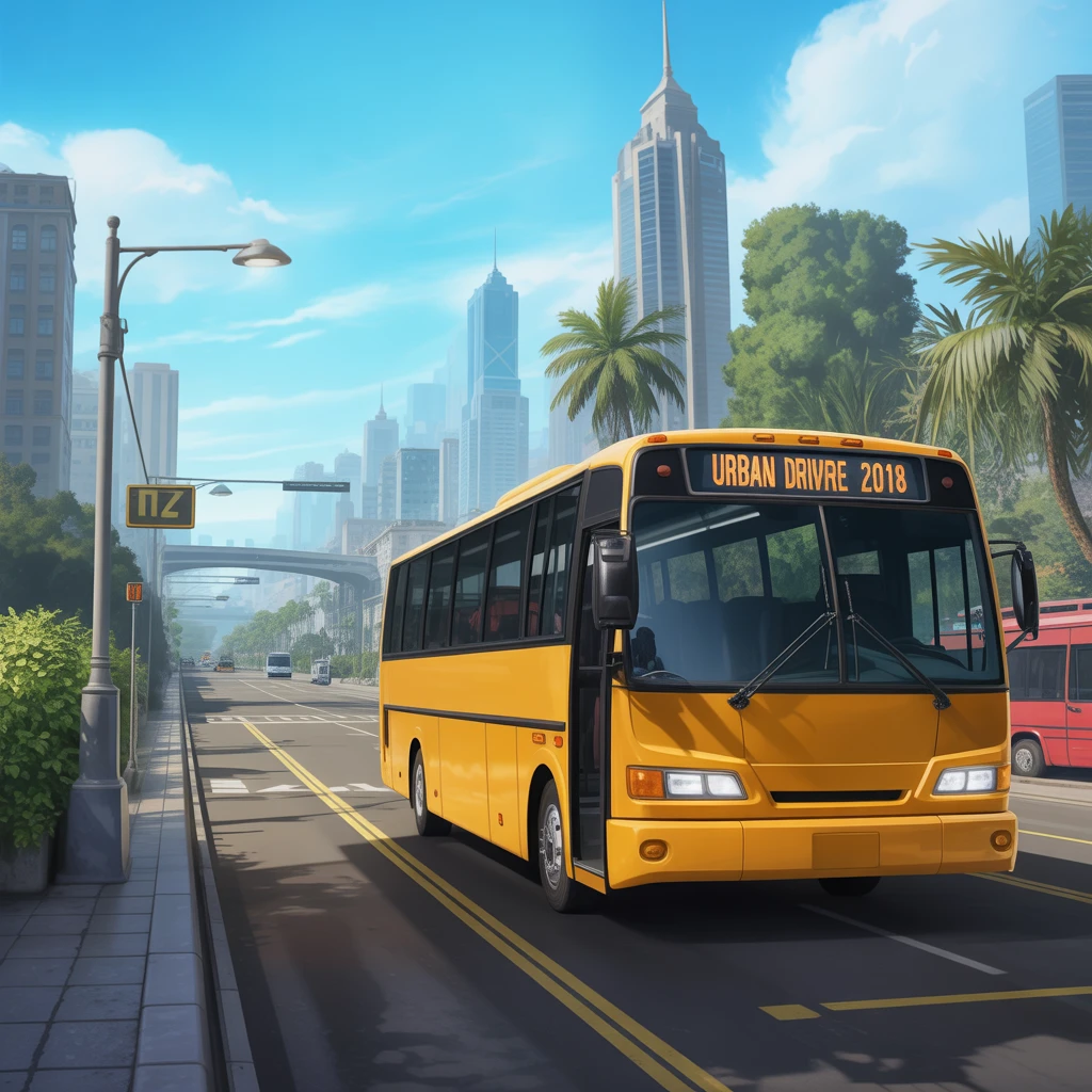 Cover image of Urban Bus Driving Adventure 2018 - Free Online Game