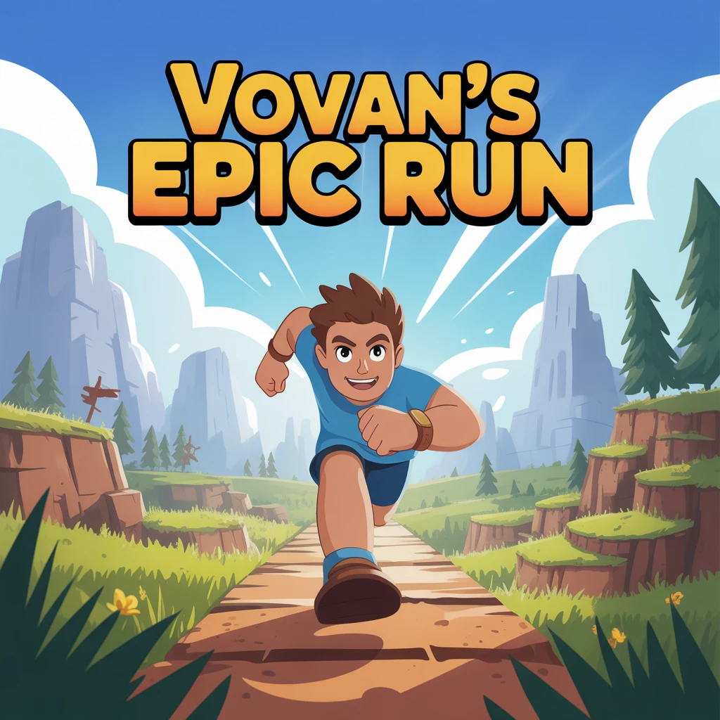 Cover image of Vovan's Epic Run: Dash Through the Adventure Online