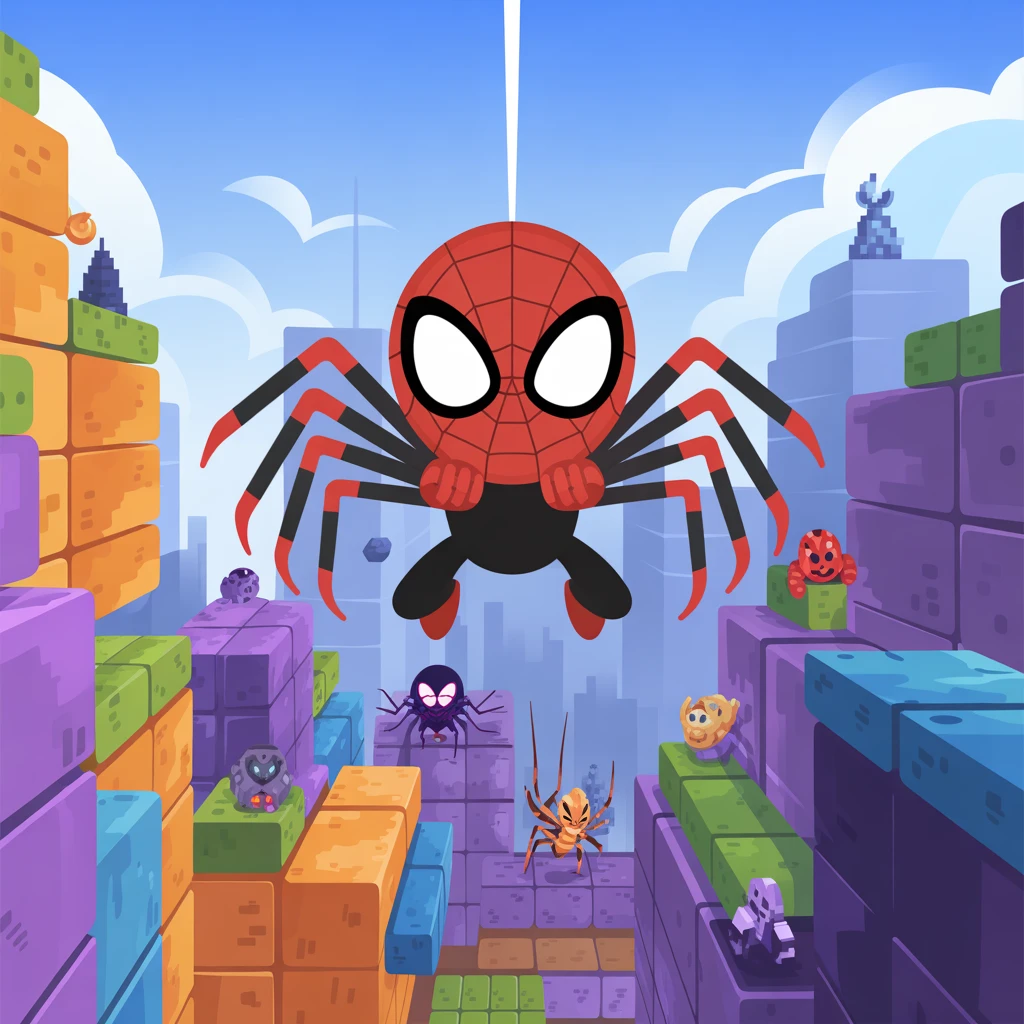 Cover image of Web of Spiders: An Exciting Free Online Adventure Game