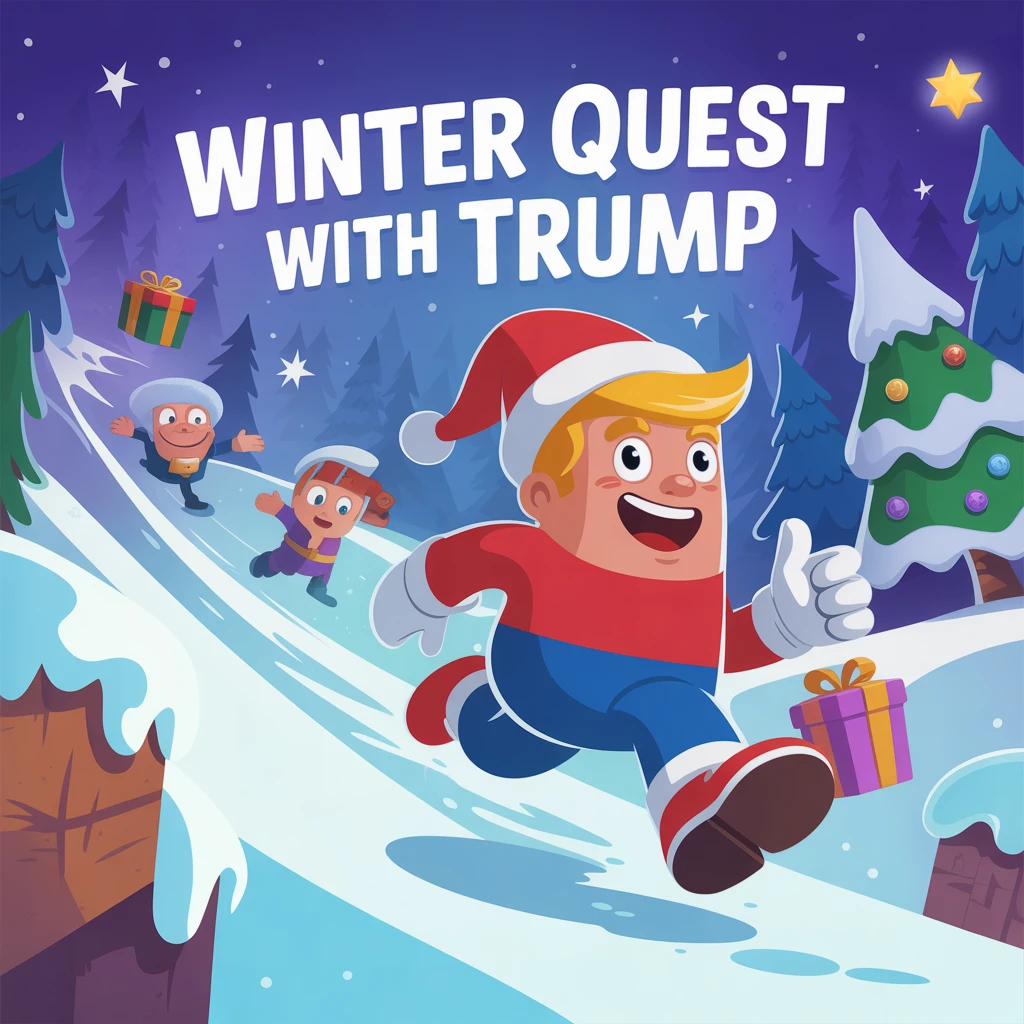 Cover image of Winter Quest with Trump: An Exciting Online Adventure Game