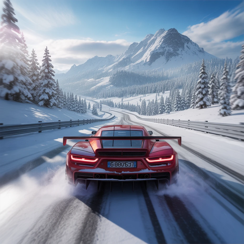 Cover image of Winter Racing Challenge: Compete in the Snow!