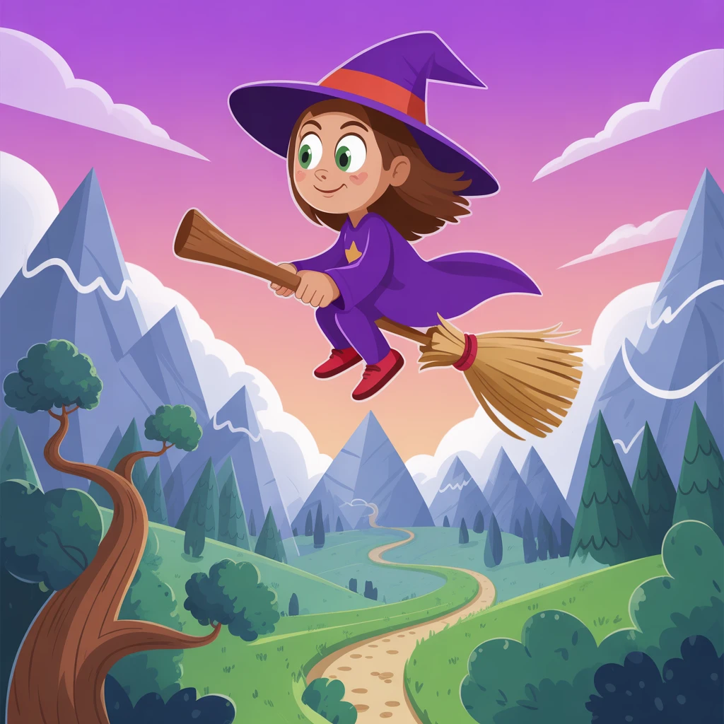 Cover image of Witch's High-Flying Adventure: An Exciting Free Online Game