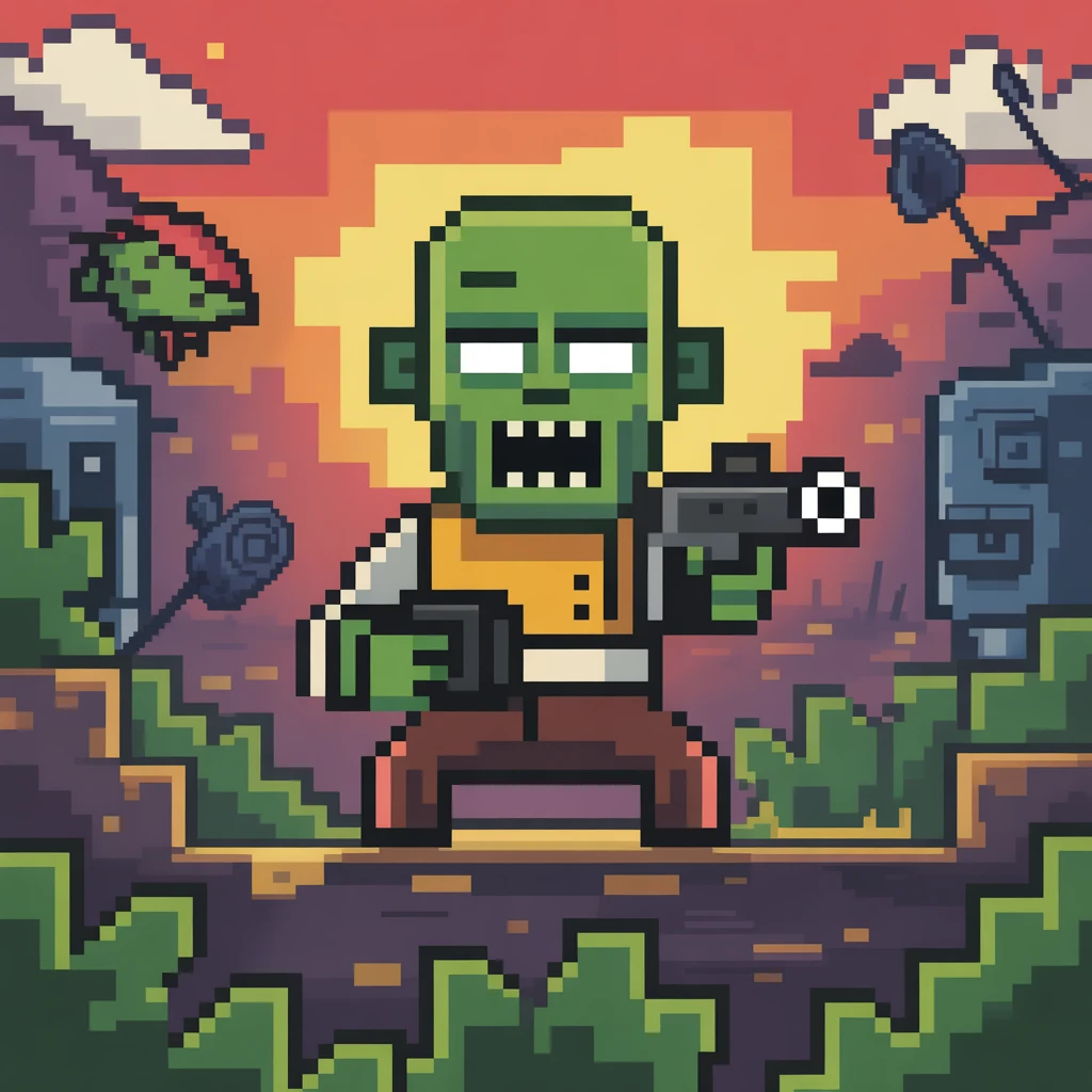 Cover image of Zombie Apocalypse: Poligon Warfare - Free Online Battle Game