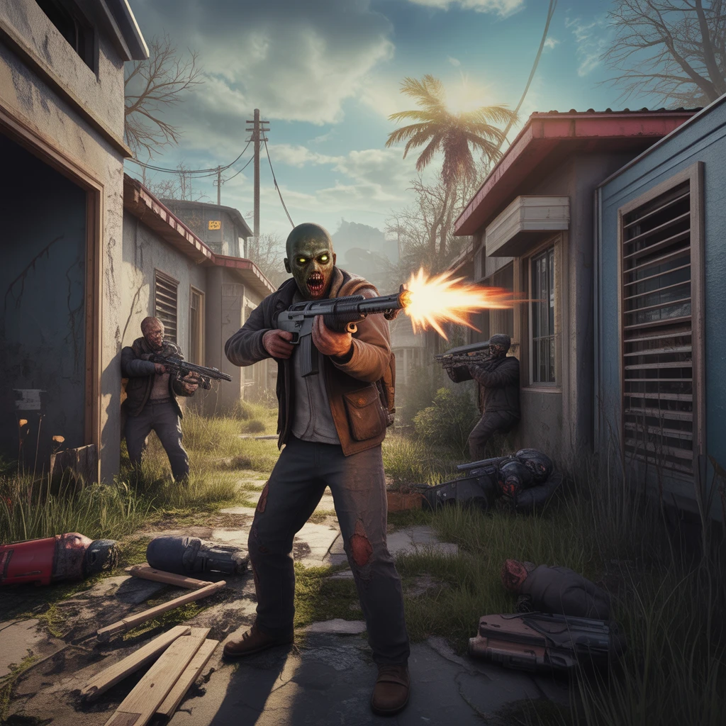 Cover image of Zombie Apocalypse Survival: Thrilling Free Online Shooter Adventure