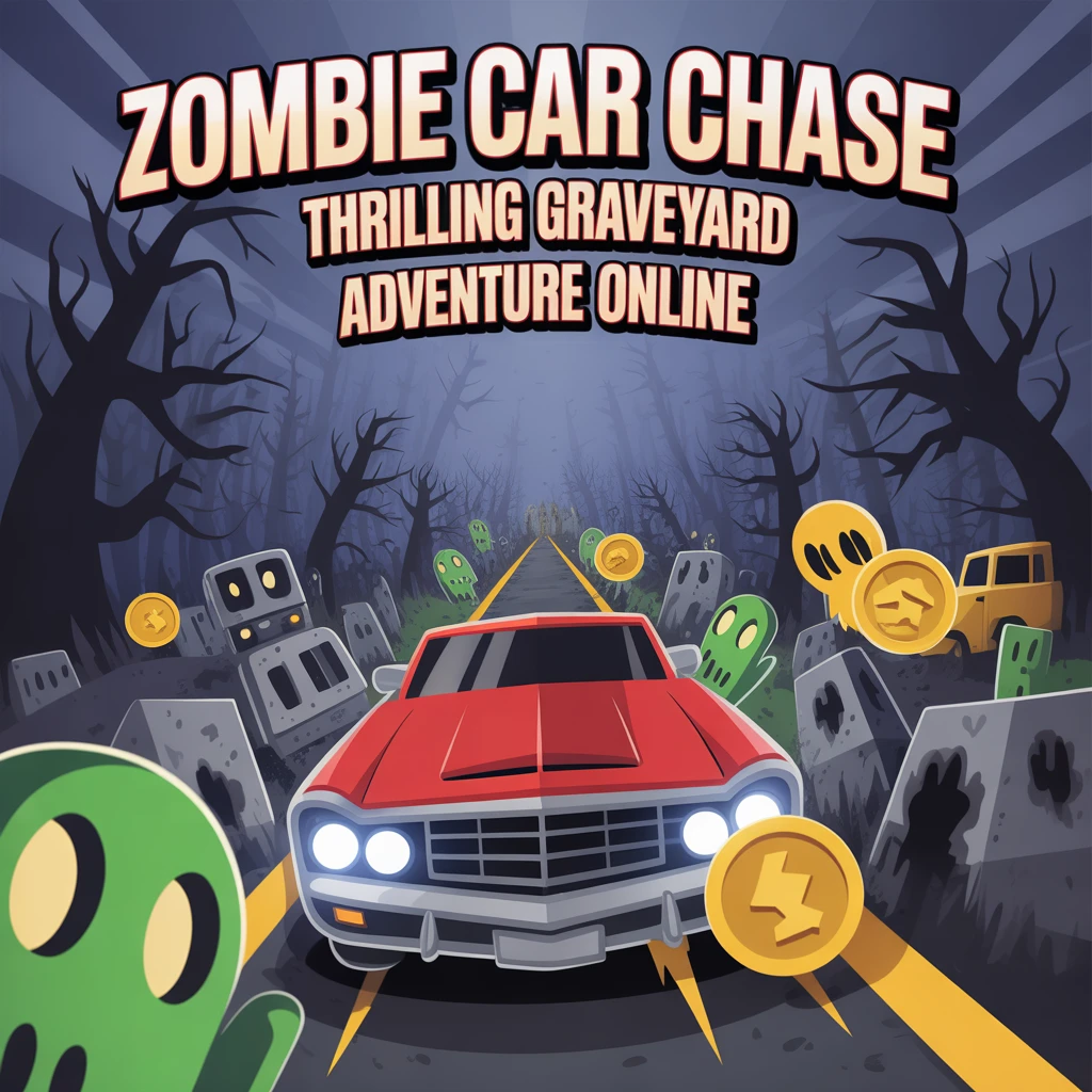Cover image of Zombie Car Chase: Thrilling Graveyard Adventure Online
