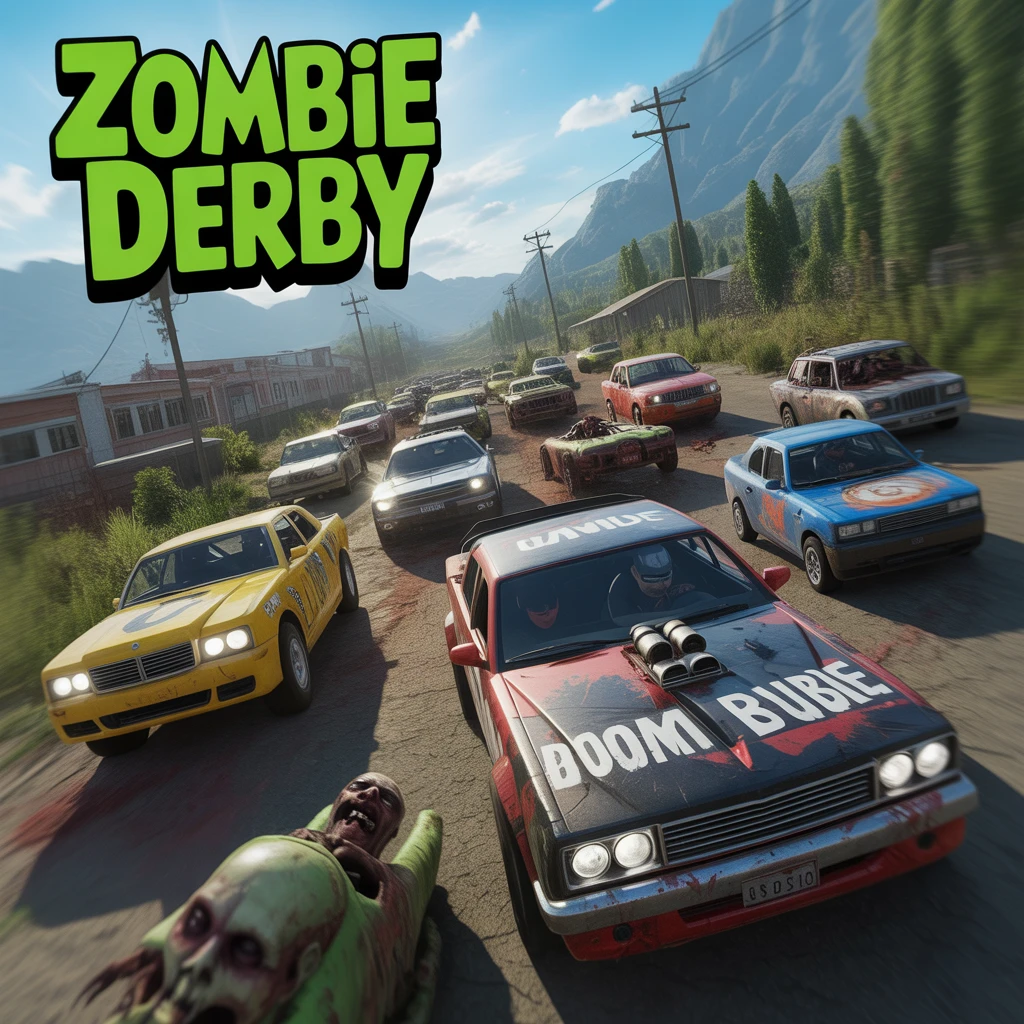 Cover image of Zombie Derby: Thrilling Zombie Vehicle Racing Adventure Online