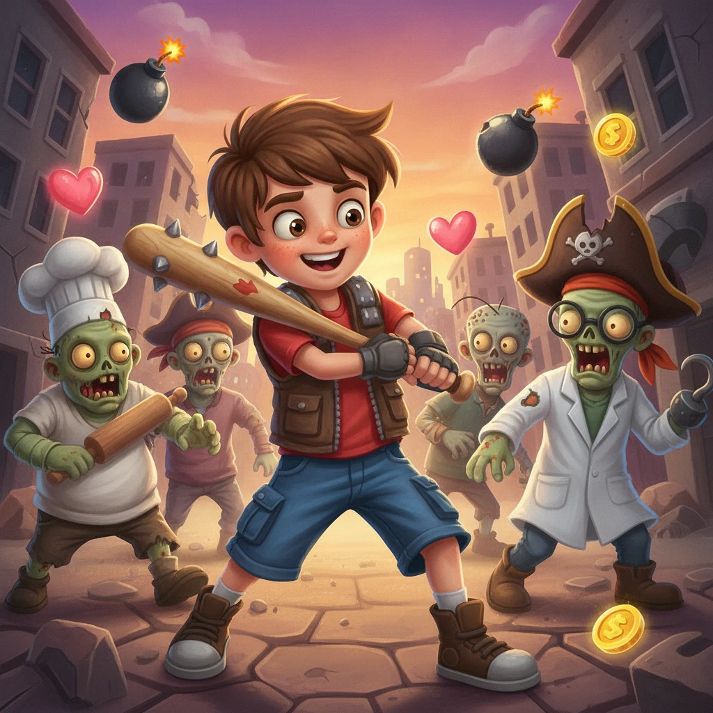 Cover image of Zombie Smash: An Action-Packed Online Adventure