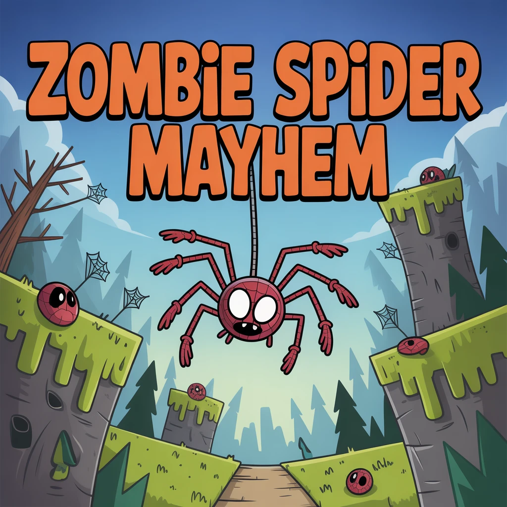 Cover image of Zombie Spider Mayhem: Free Online Adventure Game