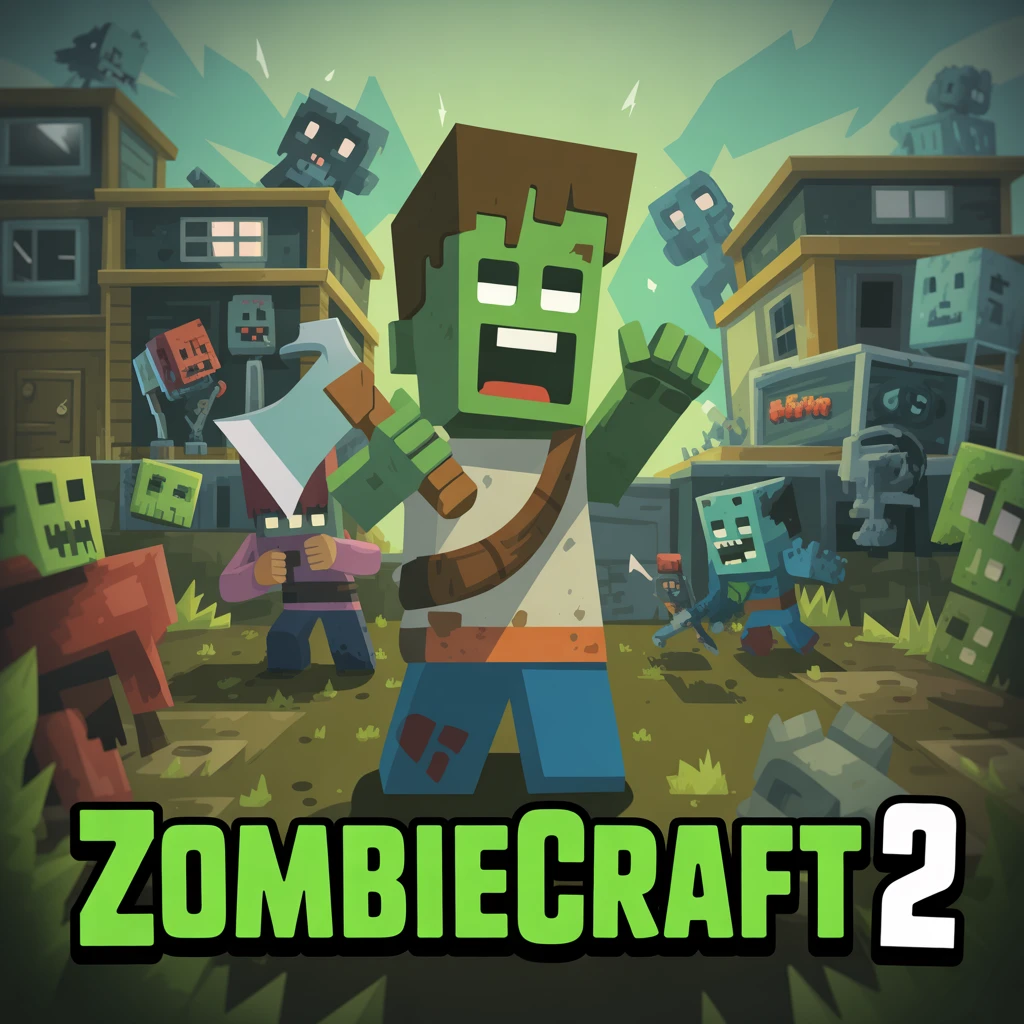 Cover image of ZombieCraft 2: Build Your Survival Adventure in this Free Online Zombie Game